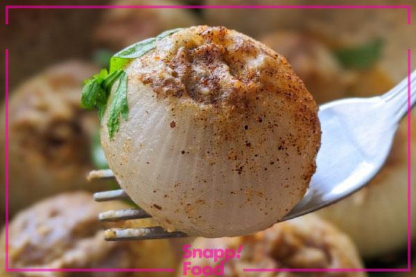 طرز تهیه دلمه پیاز مرحله به مرحله تا پخت طرز تهیه دلمه پیاز مرحله به مرحله تا پخت