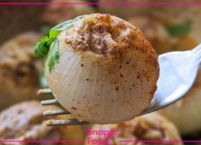 طرز تهیه دلمه پیاز مرحله به مرحله تا پخت